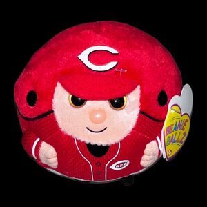 NWT Retired Ty Beanie Ballz Balls Cincinnati Reds MLB 5” Plush Stuffed P39
